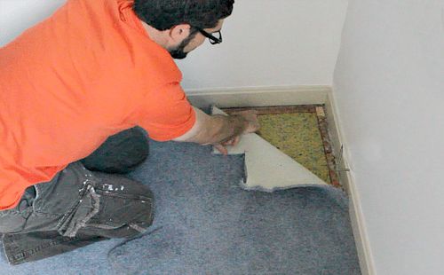 Carpet and pad removal