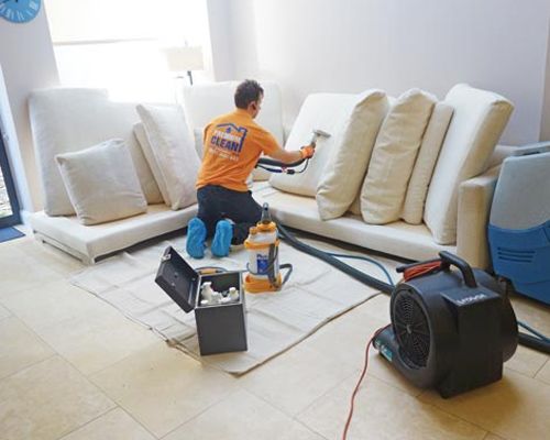 Dry upholstery cleaning services